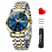 OLEVS Watches for Womens Classic Luxury Casual Analog Quartz Digital Stainless Steel Waterproof Luminous ladies Watches Reloj Para Mujer