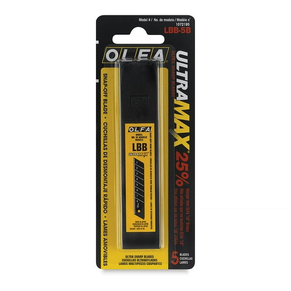 Olfa UltraMax Heavy-Duty Snap-Off Blades - Pkg of 5