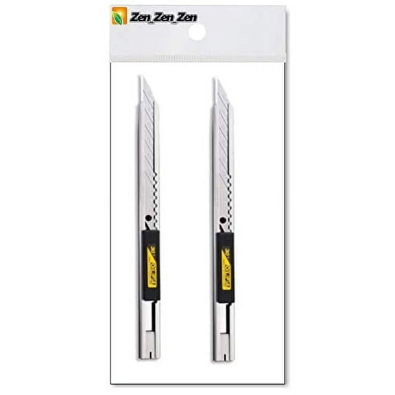 OLFA 141B, 9mm, 2 Blades Auto-Lock Utility Knife, 2 Pack