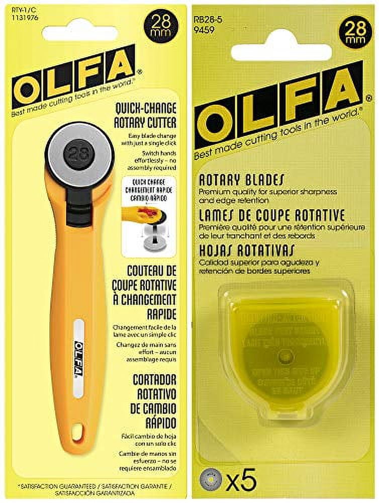 OLFA Rotary CUTTER and Blades Olfa 45mm Rotary Cutter and 4 Extra