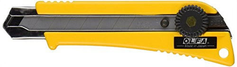 OLFA 5004 L-2 18mm Rubber Inset Heavy-Duty Utility Knife (2 Pack)