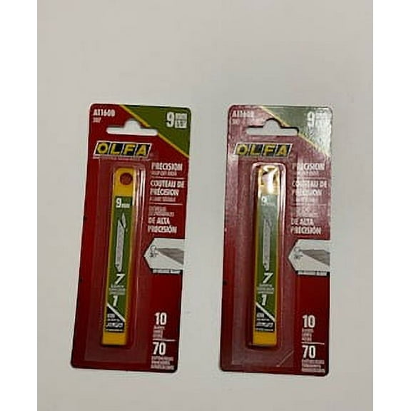 OLFA 5007 A1160B 9mm Snap-Off Art Blade, 10-Pack ( 2 Pack)