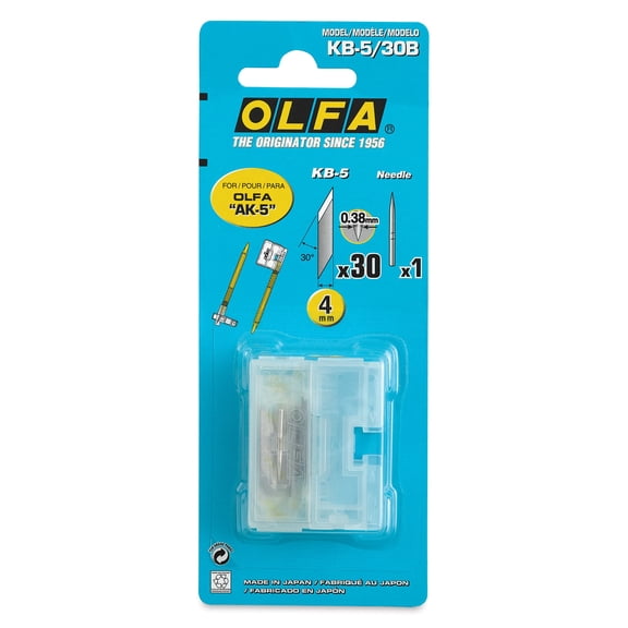 Olfa Multi-Purpose Art Blades - 4 mm, Pkg of 30