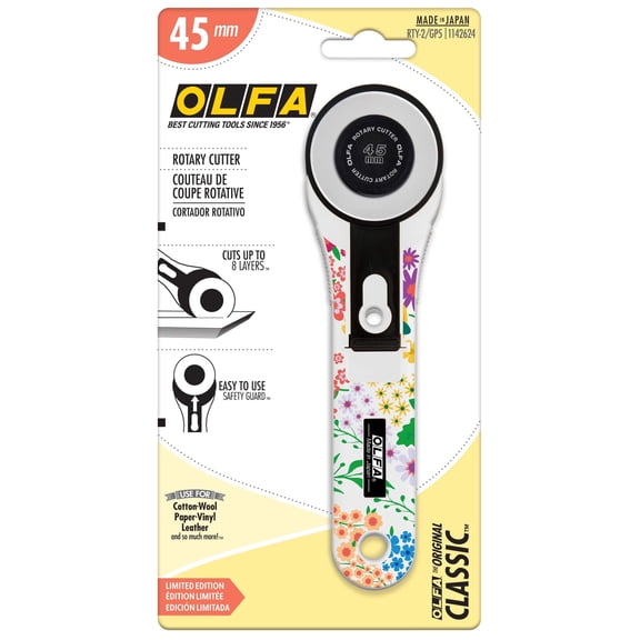 Olfa 45mm Printed Handle Rotary Cutter