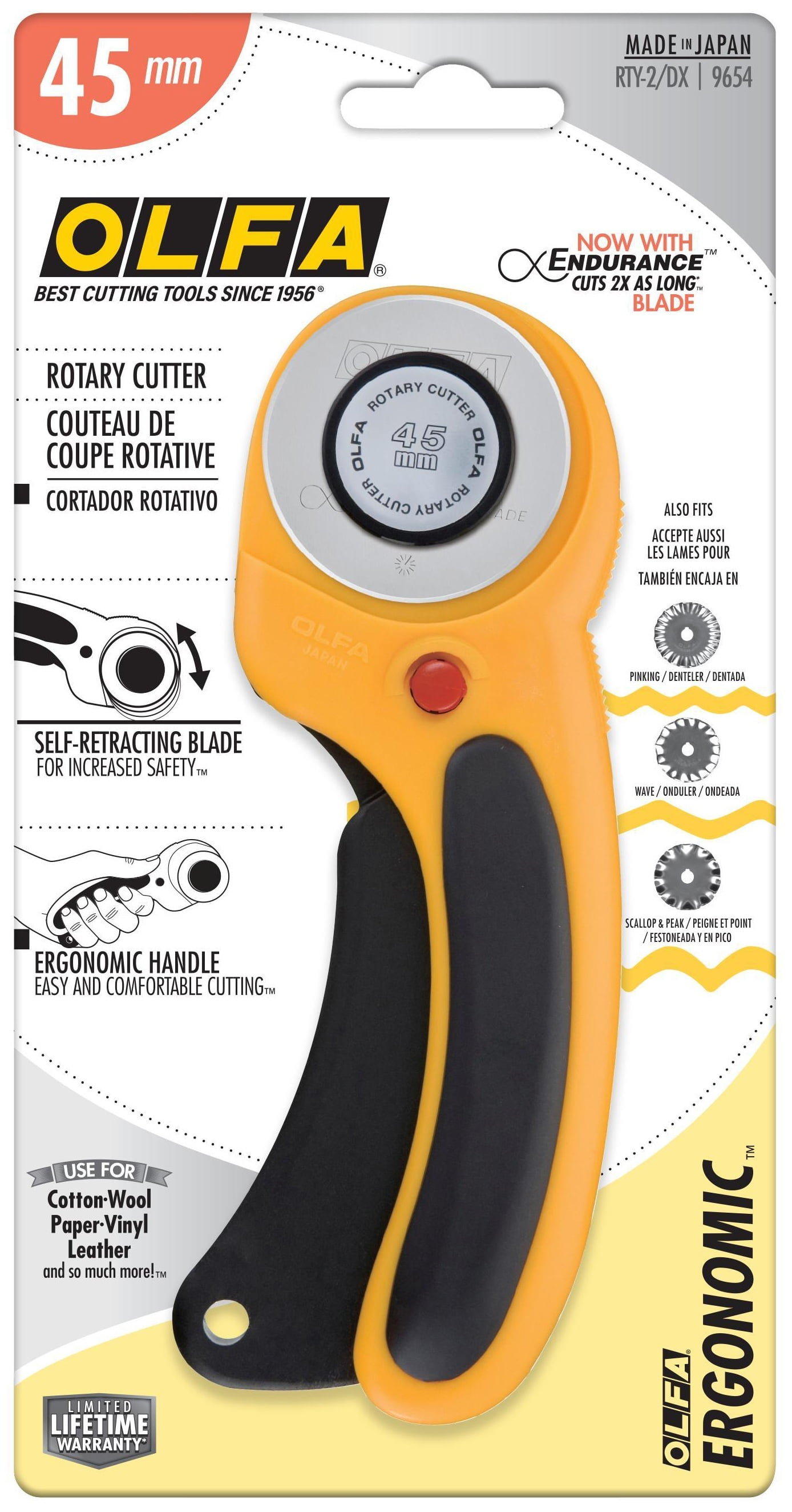 45 mm Deluxe Ergonomic Rotary Cutter 45 mm Deluxe Ergonomic Rotary Cutter