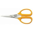 thumbnail image 1 of OLFA Stainless Steel Pointed Applique Scissors, 5", Yellow, 1 of 2