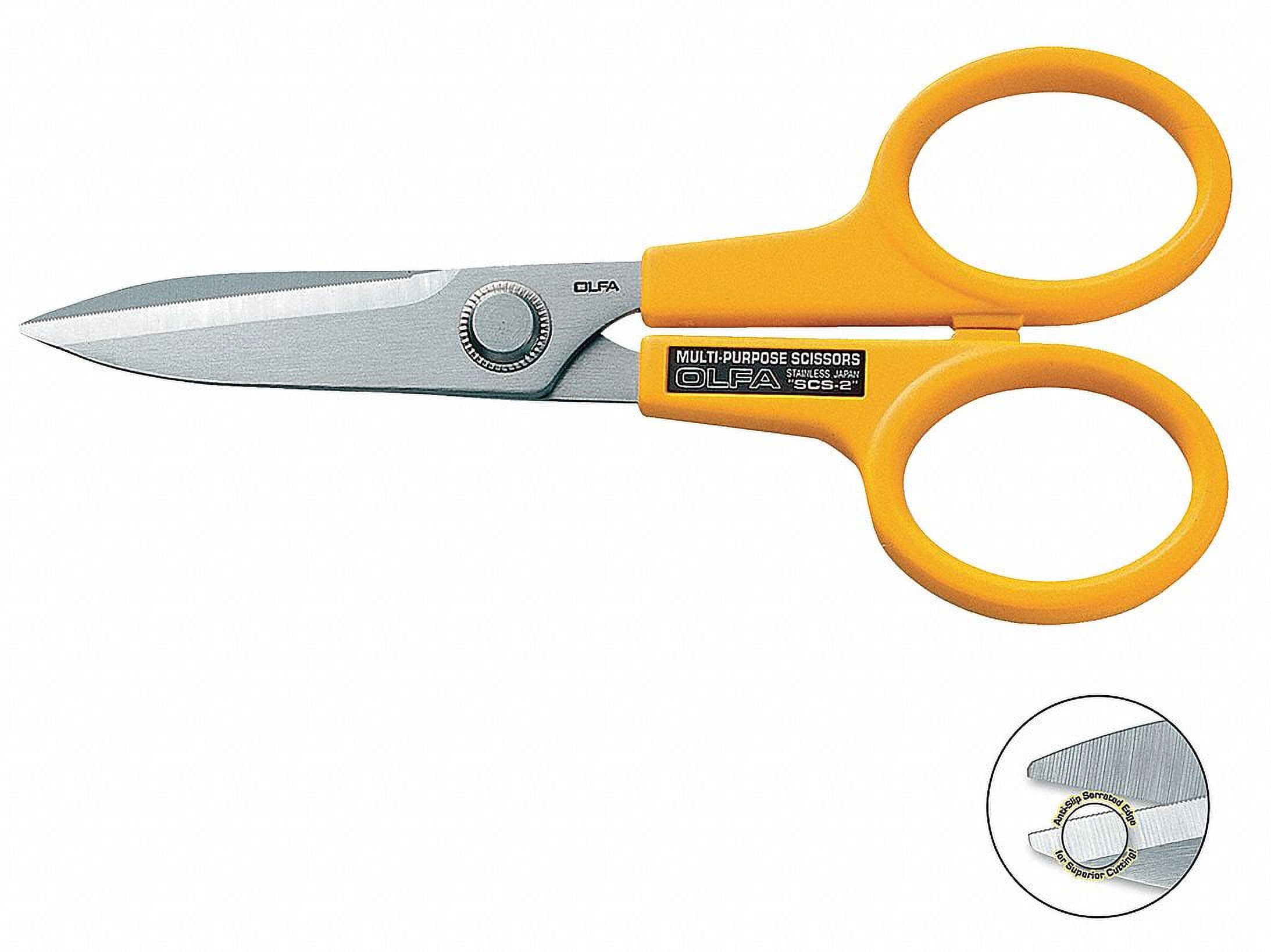 OLFA Stainless Steel Serrated Edge Scissors 7"