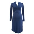 thumbnail image 1 of OLIAN Maternity Women's Chelsea Twist Detail Long Sleeve Dress, 1 of 1