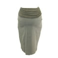 thumbnail image 1 of OLIAN Maternity Women's Contrast Belly Panel Pencil Skirt L21610 Sz X-Small Charcoal, 1 of 1