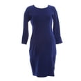 thumbnail image 1 of OLIAN Maternity Women's Lined Bodice 3/4 Sleeve Pullover Dress, 1 of 1