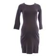 thumbnail image 1 of OLIAN Maternity Women's Lined Bodice 3/4 Sleeve Pullover Dress, 1 of 1