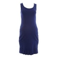 thumbnail image 1 of OLIAN Maternity Women's Pleated Hem Sleeveless Pullover Dress, 1 of 1