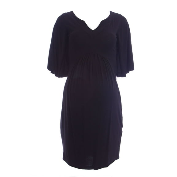 OLIAN Maternity Women's Short Batwing Sleeve Empire Waist Dress