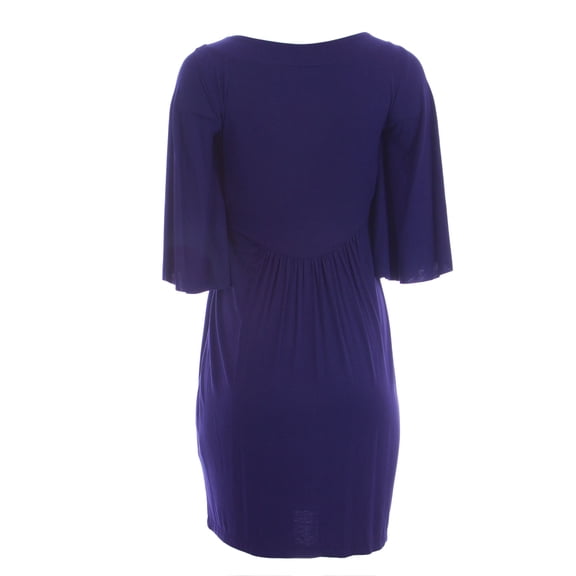 OLIAN Maternity Women's Short Batwing Sleeve Empire Waist Dress