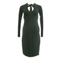 thumbnail image 1 of OLIAN Maternity Women's Tie Neck Empire Waist Dress, 1 of 2
