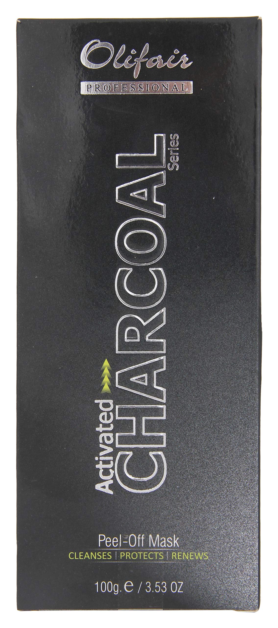 OLIFAIR Activated Charcoal Peel Off Mask, Black, 100 grams