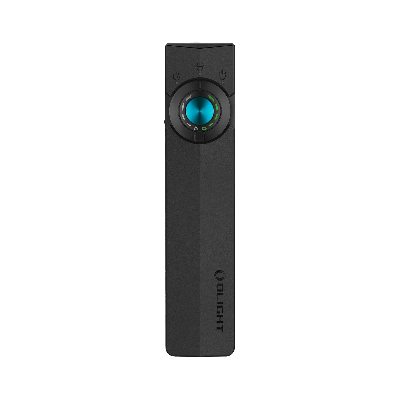 OLIGHT ArkPro EDC Flat Flashlight Rechargeable with Green Beam, UV and White LED,1500 Lumens USB-C Pocket Camping Flashlight, Spotlight Floodlight for Outdoor Emergency Working (Matte Black CW)