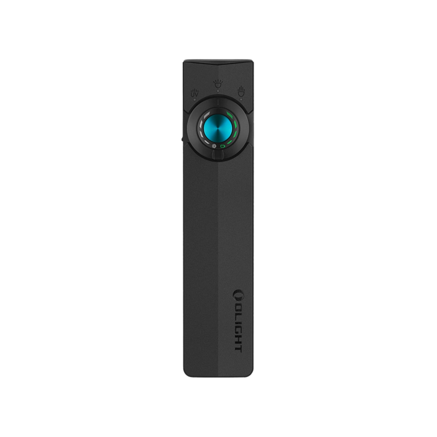 OLIGHT ArkPro EDC Flat Rechargeable Flashlight with 1500 Lumens White LED Flood Spot UV and Green Beam (Black NW)