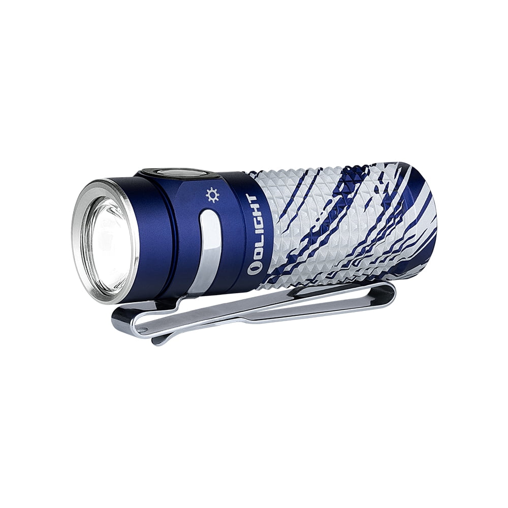 Olight Baton 4 Premium White Rechargeable Flashlight w/Charging