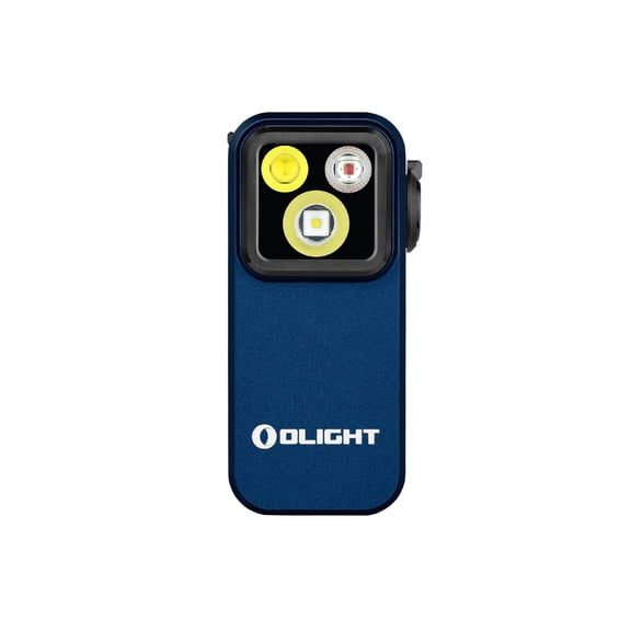 OLIGHT Oclip Pro EDC Flashlight Clip-on Light, Rechargeable 500 Lumens with Three Lighting Solutions Type-C Charging, Magnetic Flash Lights for Outdoor or Indoor Use(Midnight Blue)