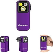 OLIGHT Oclip Pro EDC Flashlight Clip-on Light, Rechargeable 500 Lumens with Three Lighting Solutions Type-C Charging, Magnetic Flash Lights for Signaling,Outdoor or Indoor UsePurple