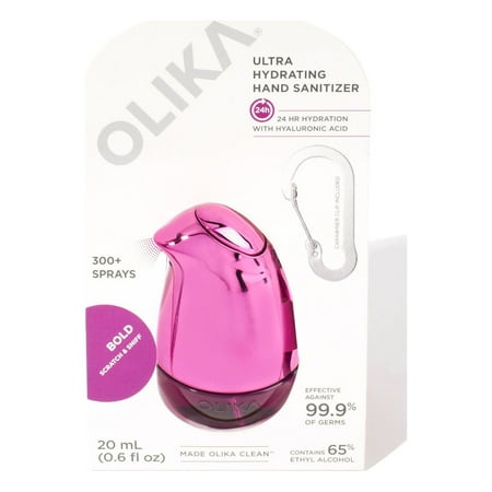 OLIKA Ultra Hydrating Hand Sanitizer Clip-On Bold