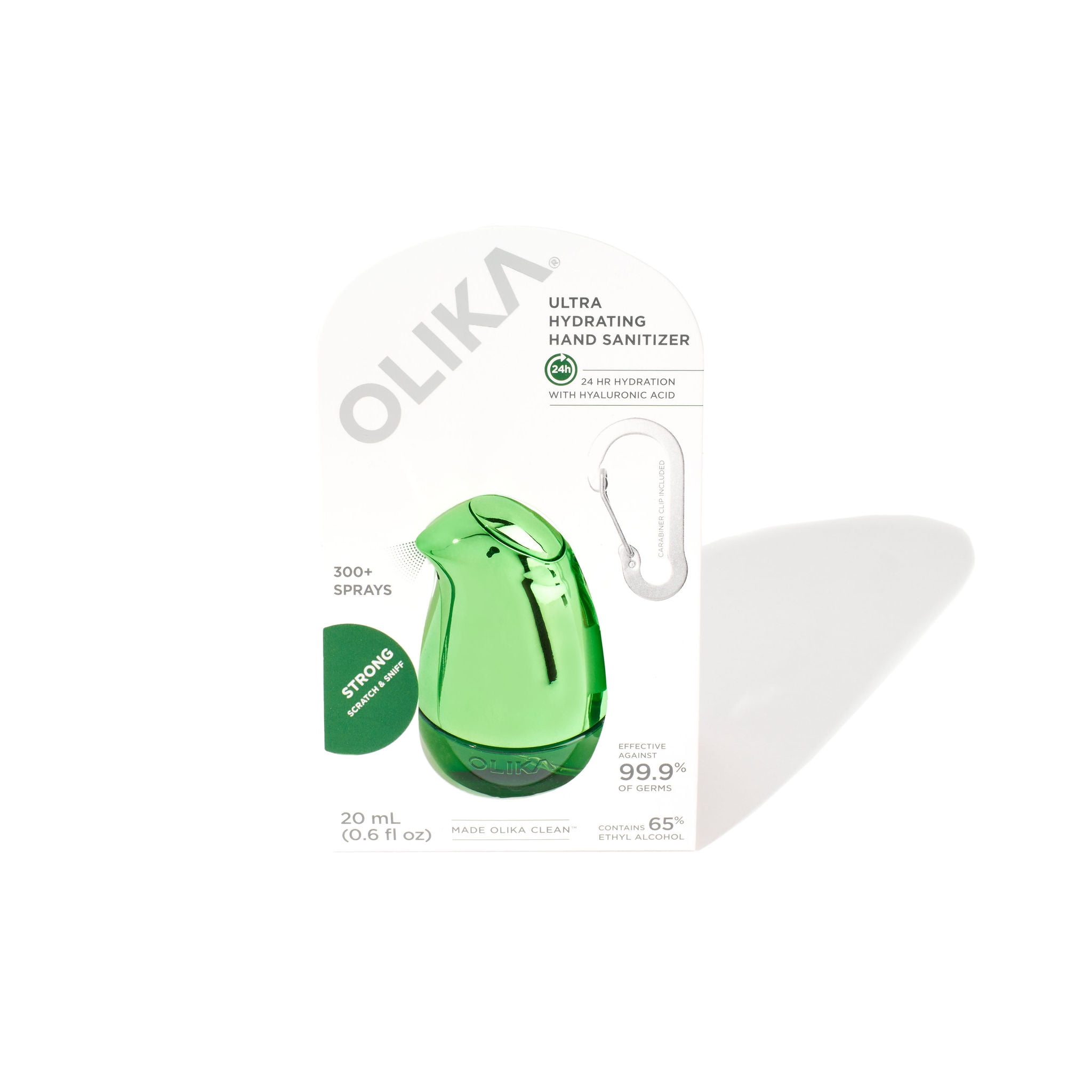 OLIKA Ultra Hydrating Hand Sanitizer ClipOn Strong