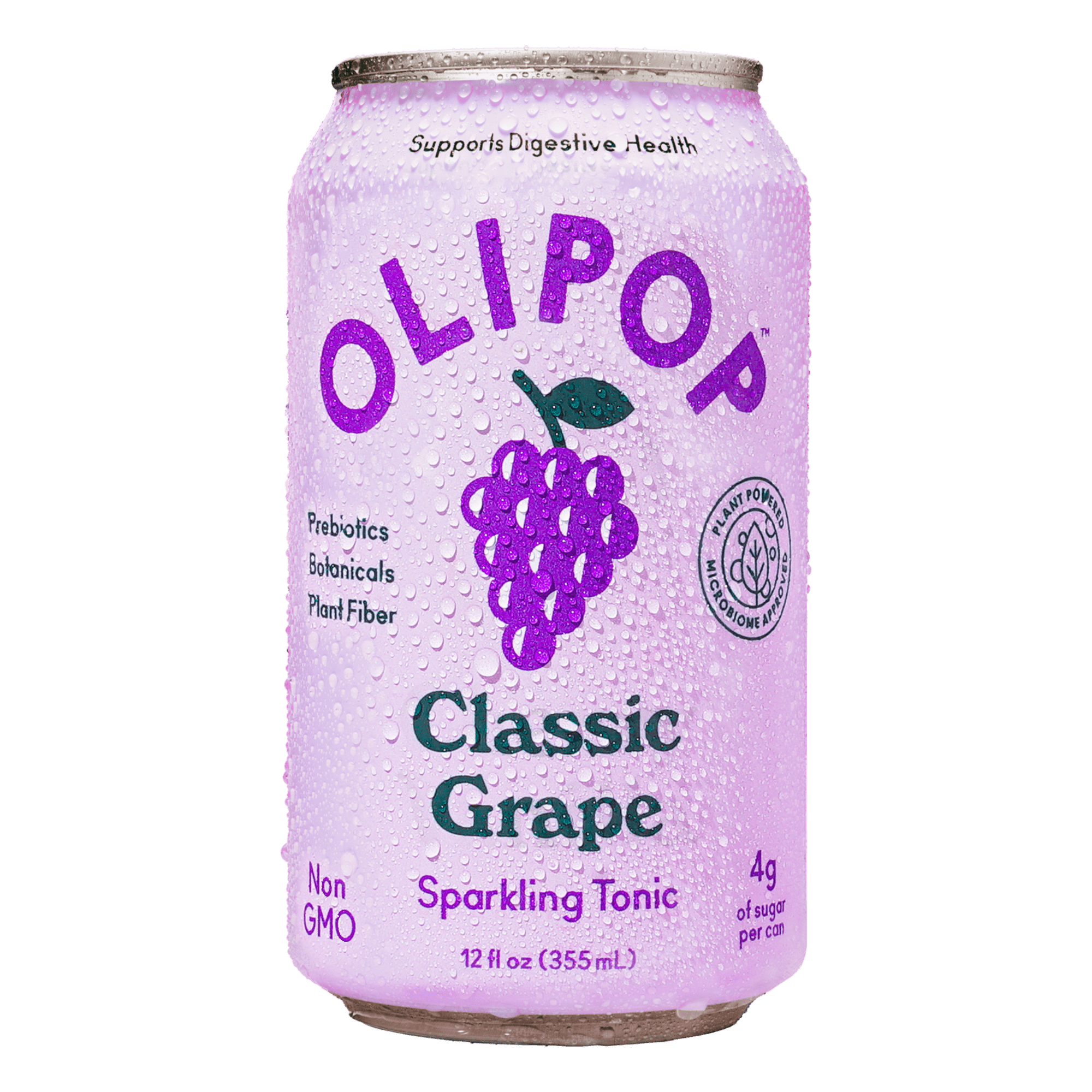 OLIPOP Classic Grape, A New Kind of Soda, 12 fl oz Walmart