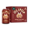 thumbnail image 1 of OLIPOP Prebiotic Soda, Classic Root Beer, 12 fl oz, 4 Pack, Pantry Packs, 1 of 10