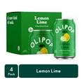 thumbnail image 1 of OLIPOP Prebiotic Soda, Lemon Lime, 12 fl oz, 4 Pack, Refrigerated, 1 of 7