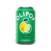 OLIPOP Prebiotic Soda, Lemon Lime, 12 fl oz, Pantry Packs