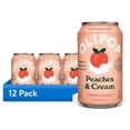 thumbnail image 1 of (12 pack) OLIPOP Prebiotic Soda, Peaches & Cream, 12 fl oz, Refrigerated, 1 of 12