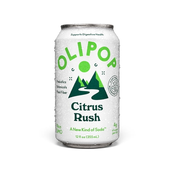 Olipop Ridge Rush Prebiotic Soda, 12 oz
