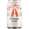 thumbnail image 1 of OLIPOP - Sparkling Tonic, Healthy Soda, Prebiotic Soft Drinks, Supports Digestive Health & Gut Health, 9g of Dietary Plant Fiber, Low Calorie, Low Sugar, Vegan, 12 oz, 6 Pack (Vintage Cola), 1 of 1