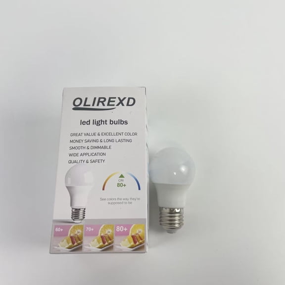 OLIREXD led light bulbs, Electric Smart Light Bulbs with RGB Color Changing and Tunable White, 2.4Ghz WiFi Light Bulbs, No Hub Needed,Dimmable 60 Watt = LED 9W