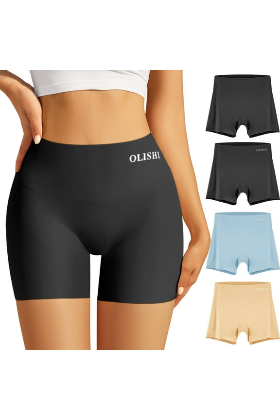 Boyshorts Underwear for Women Cotton Women's Panties Boxer Briefs 4-Pack