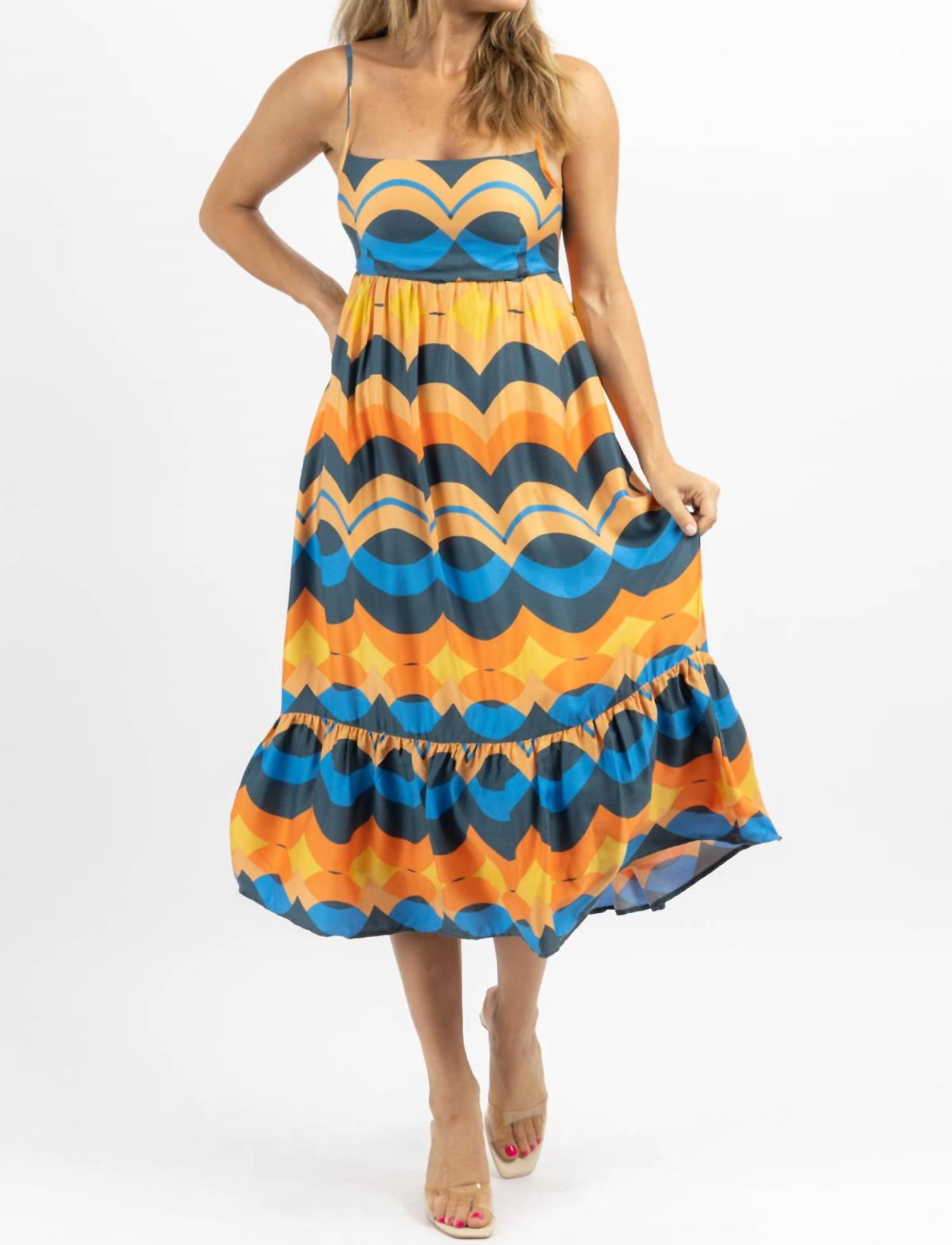 Back Tie Midi Dress main image 1