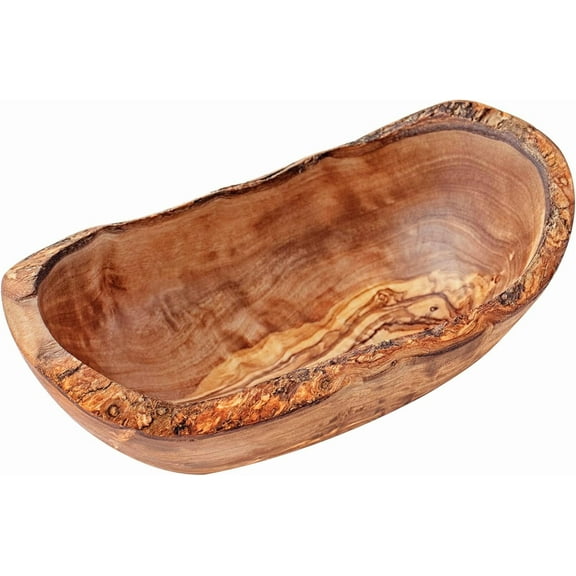 OLIVANERA olive wood rustic dipping bowl 5,5*2.5*2.5 inch,decorative wooden bowl, small wooden bowl, Handcrafted mixing Bowls for Serving Nuts Desserts Fruits, and Accent Decor Gifts for Any Occasion