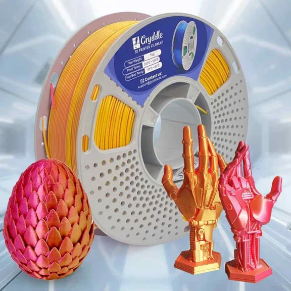 OLIVE- 1.1Kg Pink Gold Pla+ 3D Printer Filament 3D Printing Filament High Speed