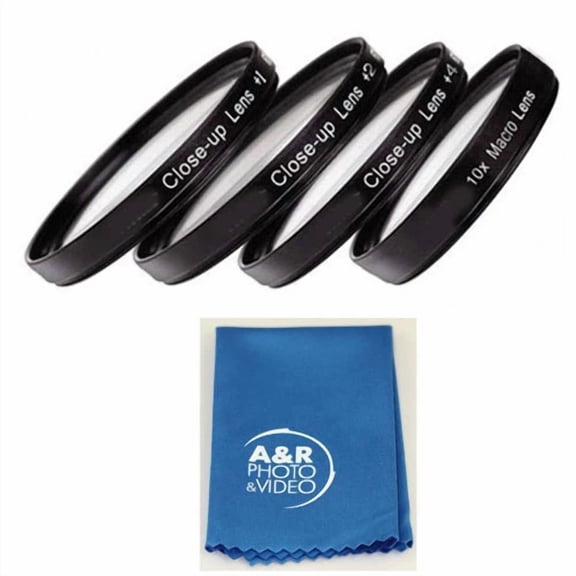 OLIVE- 1 2 4 10 Close Up Macro Filter Set W Pouch 55Mm 18-55 Af-P 18-55Mm