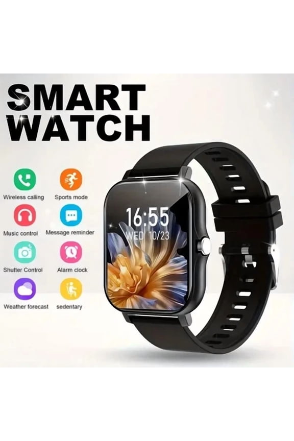 OLIVE- 1.83" Smart Watch With Call Answering Sleep Monitor 100+ Sports For Android Ios