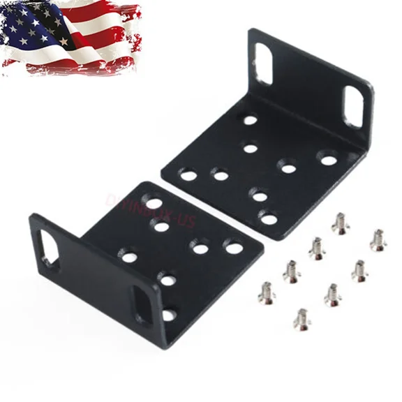 OLIVE- 1 Pair Netgear Gs748T Gs724T Gsm7248 Fs728Tp Rack Bracket
