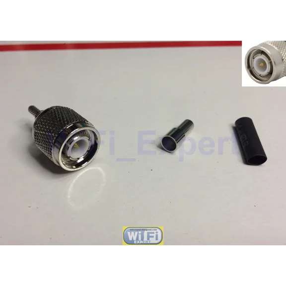 OLIVE- 1 X Sma Female Flange Crimp For Rg174 Rg179 Rg316 Rg188 Coax Cable Rf Connector