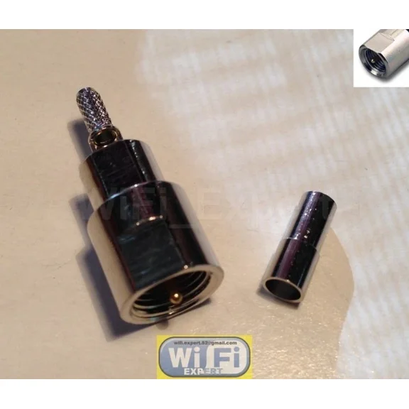 OLIVE- 1 X Sma Female Plug Right Angle Crimp Rg174 Rg179 Rg316 Rg188 Cable Connector