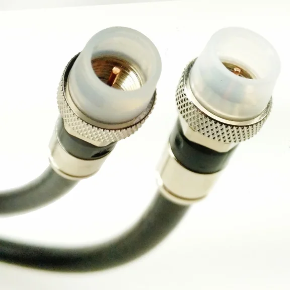 OLIVE- 12Ft Perfect Vision Bare Solid Copper Coaxial Rg6 Cable 3Ghz Directv Approved