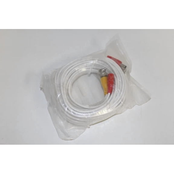 OLIVE- 1Roll 25Ft Power Video Cctv Bnc Security Camera Cable