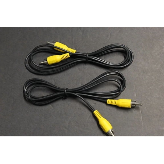 OLIVE- 2 Pcs 4 Ft Composite Av 1-Rca Video Cable Male Yellow 4' Rca V
