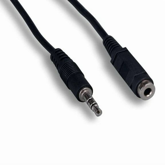 OLIVE- 25' 3.5Mm Male/Female Stereo Audio Cable Cord Aux 28Awg Mp3 Mp4 Notebook Speaker