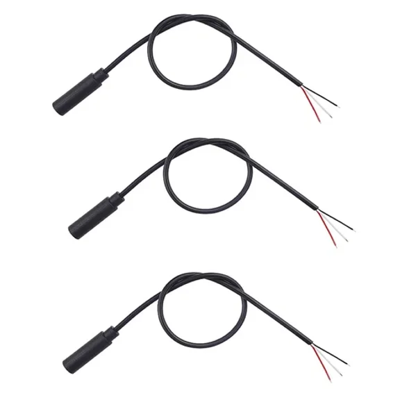 OLIVE- 3.5Mm Female Jack Audio Cable Repair Kit 6Pcs 11.8 Inch Stereo Connectors