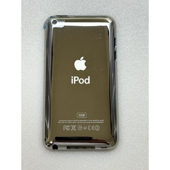 OLIVE- 32Gb Black Bezel Frame Metal Back Case Housing Cover For Ipod Touch 4Th Gen New